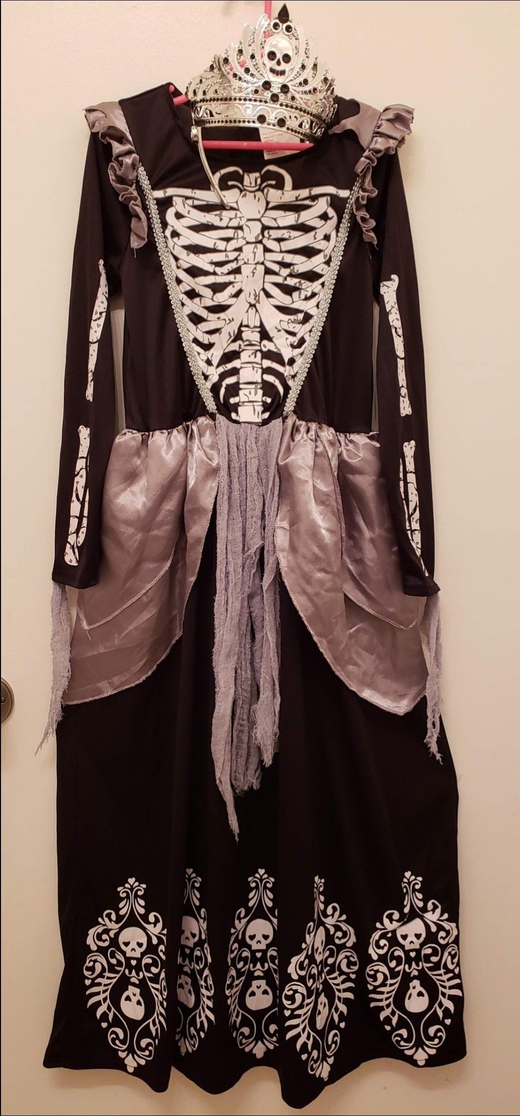 Kid's Skeleton Queen Costume