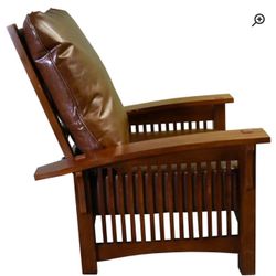 Leather ArmChair Mission morris
