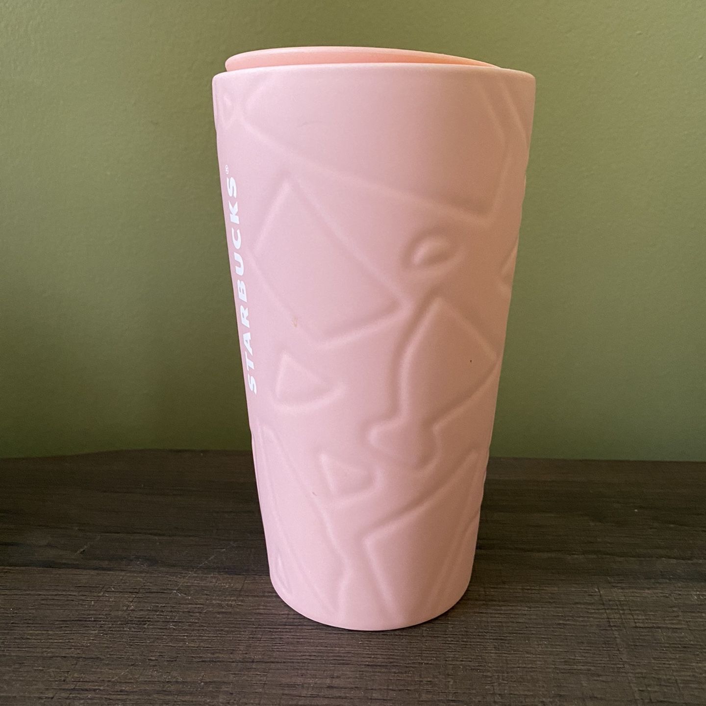 Starbucks matte pink hot mug