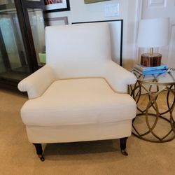 Beautiful Rolled Arm Accent Chair