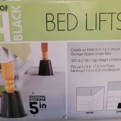 Bed Lifts Set black $5