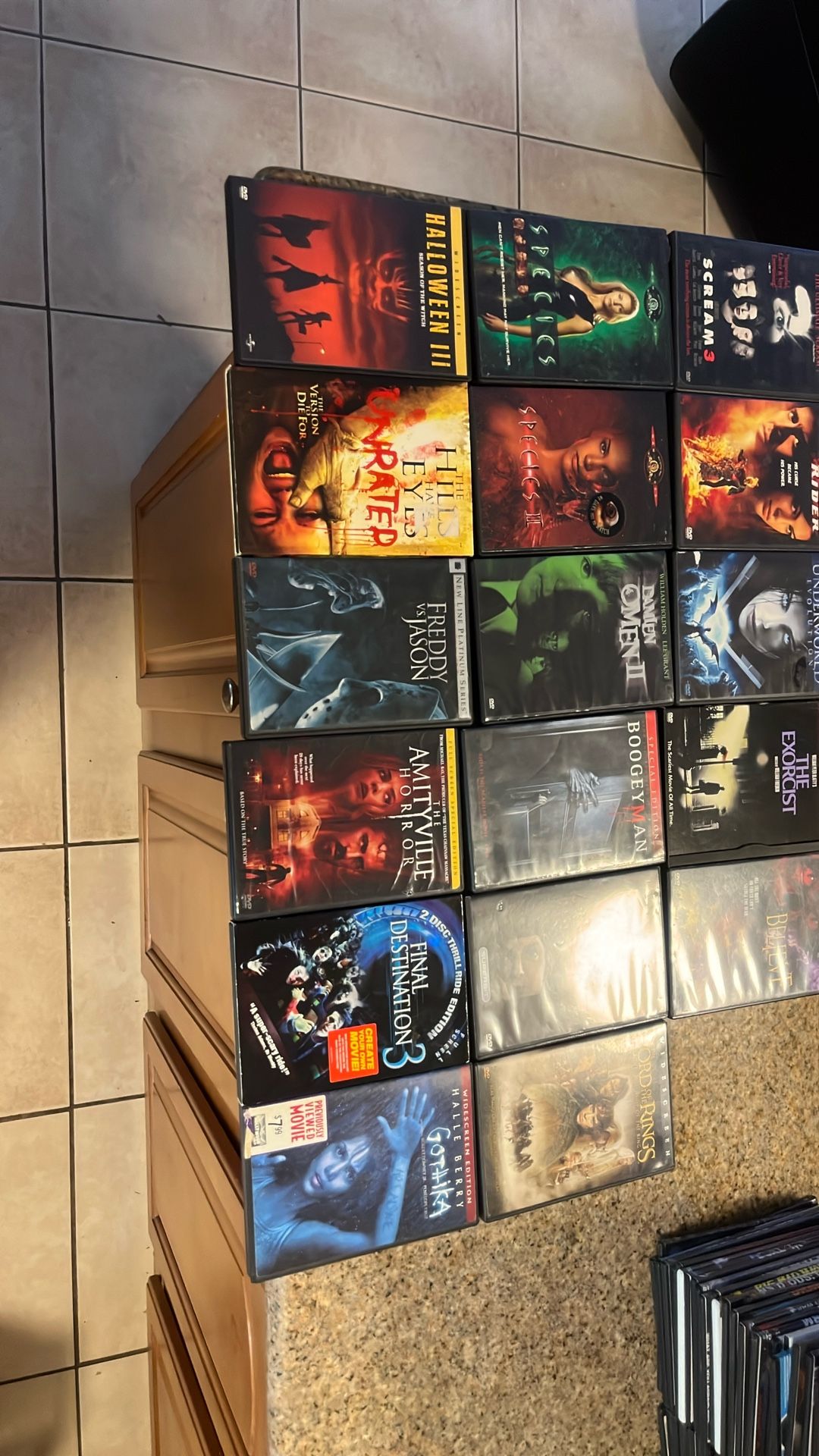 Horror Suspense DVD Movies