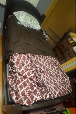 Twin bed and frame