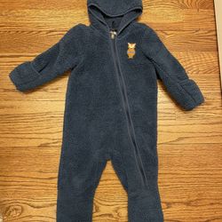 North Face Fleece Campshire Coveralls (12-18mo)