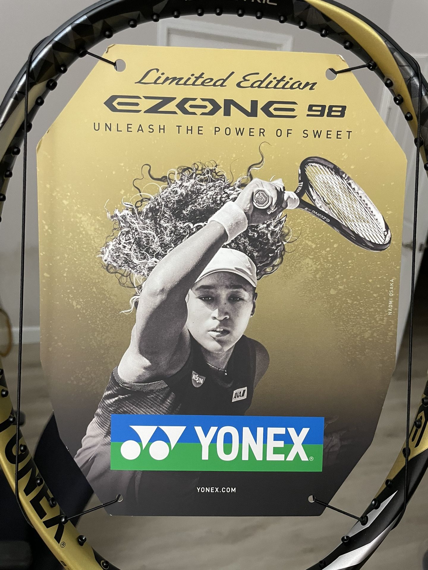 Yonex EZONE 98 Limited Edition Gold Tennis Racquet for Sale in 