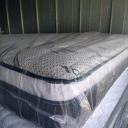 Twin Only Mattress 12" Europillowtop And Orthopedic Brand New 