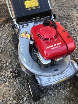 Great, running genuine Honda hydrostatic, lawnmower