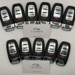 Audi New Key Fob ( A4, A5, A6, A7, A8, A3, Q3, Q5, Q7