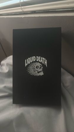 Liquid Death Black Gift Box Flask