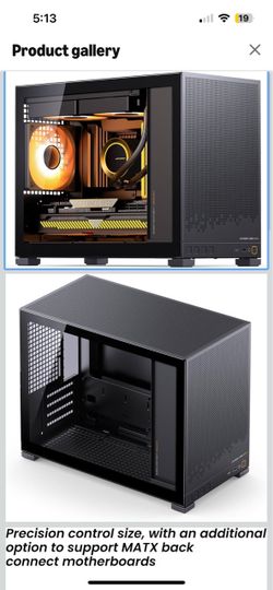 JONSBO D32 STD Micro-ATX PC Case,High Compatibility Mini Desktop Case, Support MATX Back-Connect