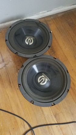 Two pioneer subwoofers