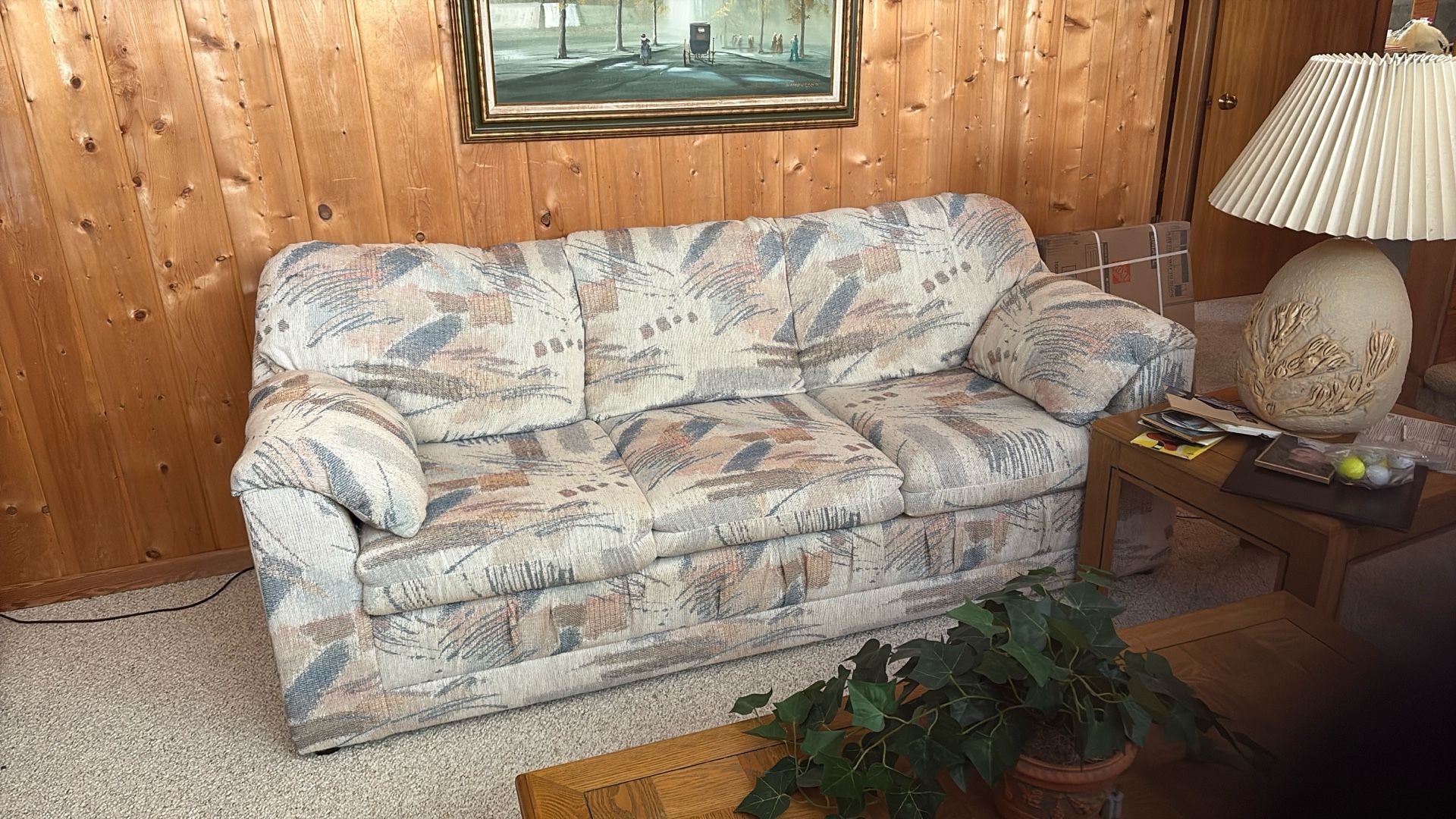 Couch, Coffee Table Snd End Table