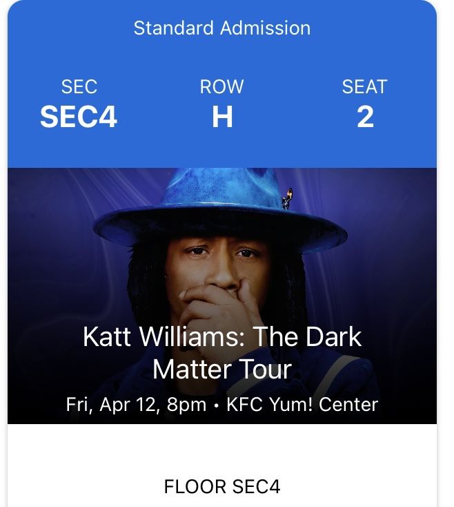 Katt Williams @KFC YUM! Center  Floor Seats !!!🔥