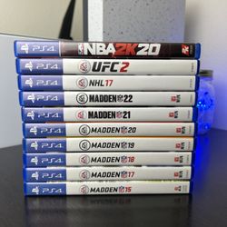 PS4 Sports Game Lot