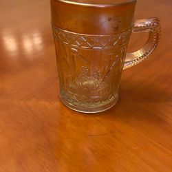 Vintage Carnival Glass Mug