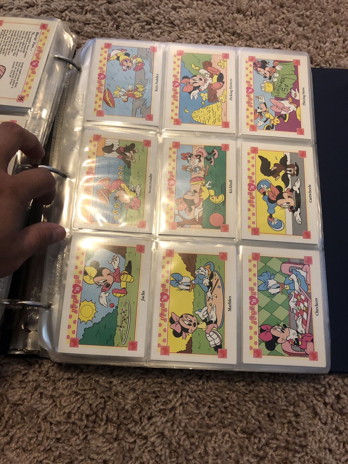 Disney Cards binder