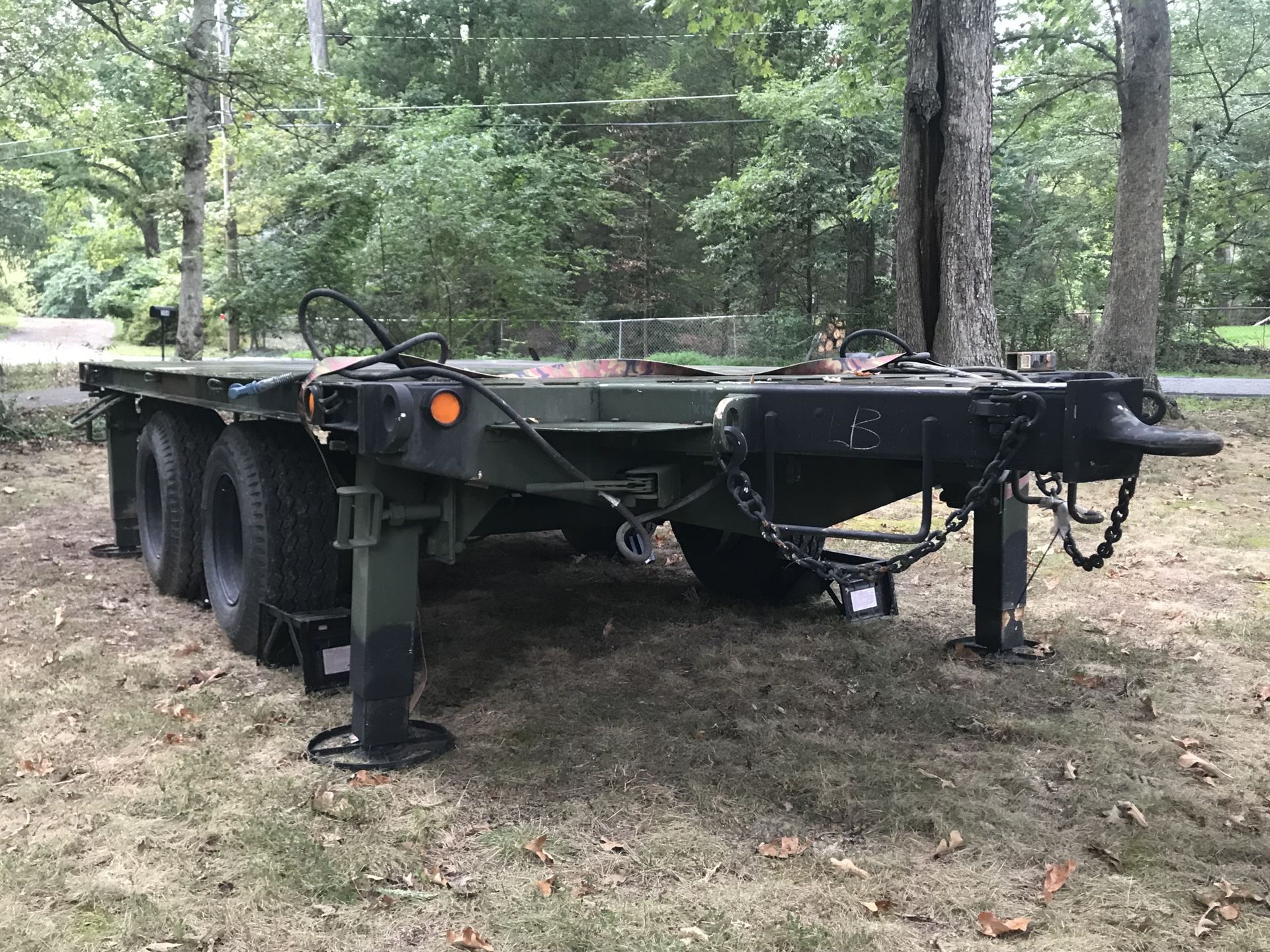 Military heavy duty trailer