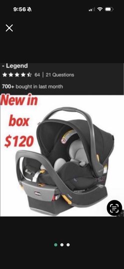 New in box Chicco KeyFit 35 ClearTex 35 lbs Extended Use Infant Car Seat - (Black), $120 firm cash only pick up East Palmdale address will be provid