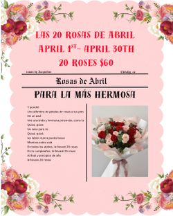 20 Roses En Abril