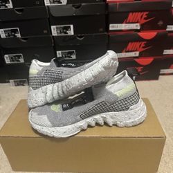 Nike Space Hippie 02 Gray Volt CQ3986-002 Size 7 Brand New