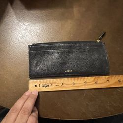 Lodis Credit Card Wallet Black Leather 