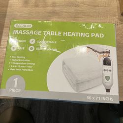 Brand new massage table heating pad!
