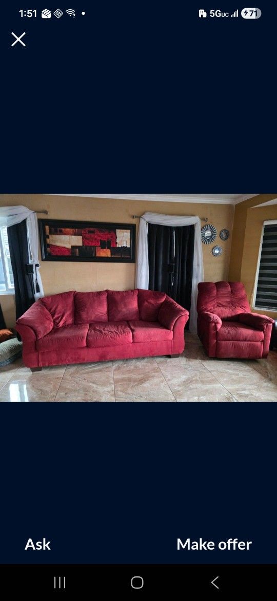 Sofa Bed And Recliner