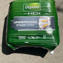 Men’s Depends XL Pullups 