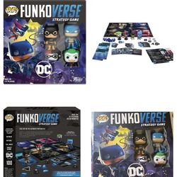 NWT POP! Funkoverse Board Game: DC Comics #100 Base Set