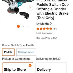 18 V Brushless Makita Cordless Angle Grinder Brand New In The Box Never Opened