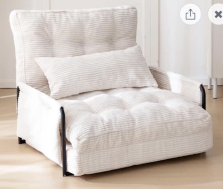 Adjustable Floor Sofa With Pillow/ Brand New Never Open