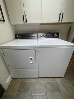 Speed queen washer and gas dryer