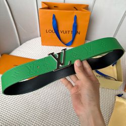 Louis Vuitton Green Belt Of Men 