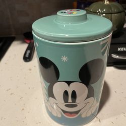 Disney Mickey And Minnie Christmas Canister