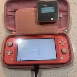 Pink Nintendo switch lite 120 obo