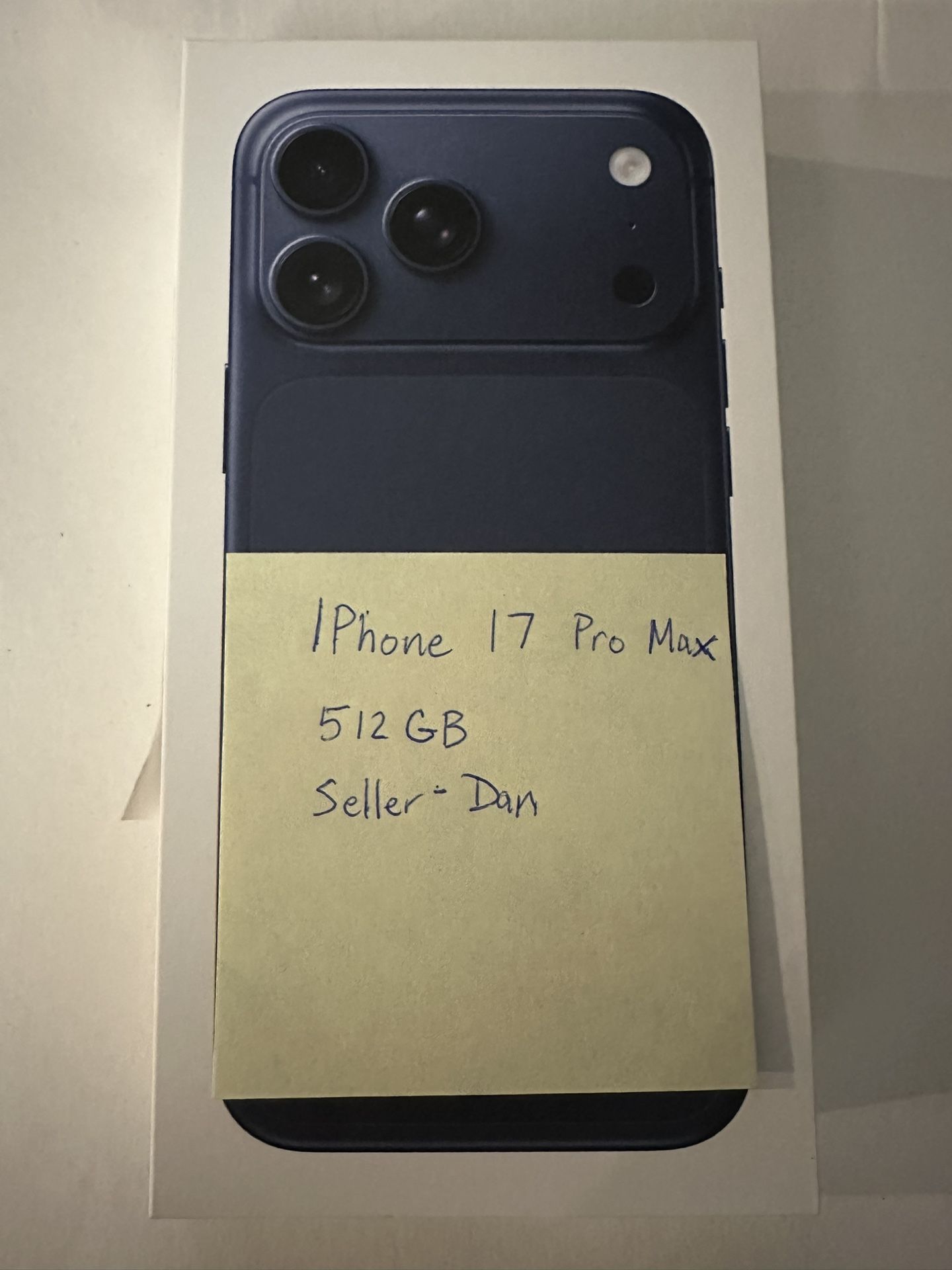 New Apple iPhone 17 Pro Max 512GB Deep Blue