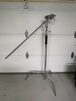 Flashpoint C Stand and misc backdrops