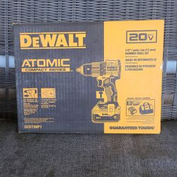 Dewalt Atomic 2speed Hammer Drill With Battery And Charger 
