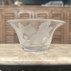 Vintage Sterling Duncan Miller CLEMATIS CUT GLASS