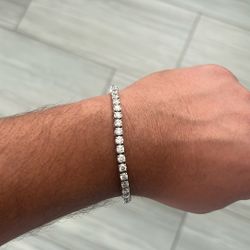 Gold Diamond Tennis Bracelet 14kt