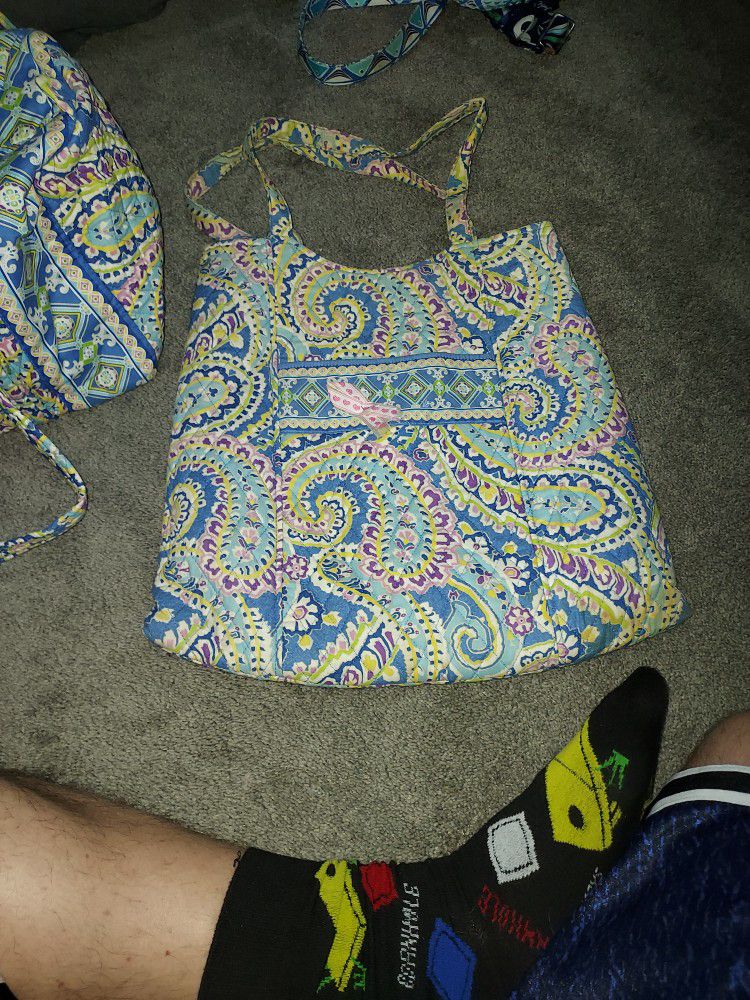 Vera Bradley Tote and Small Dufle Bag