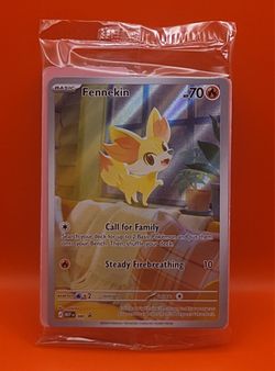 Fennekin Pokemon MEP 080 Full Art Illustration Rare Promo [Still Sealed]