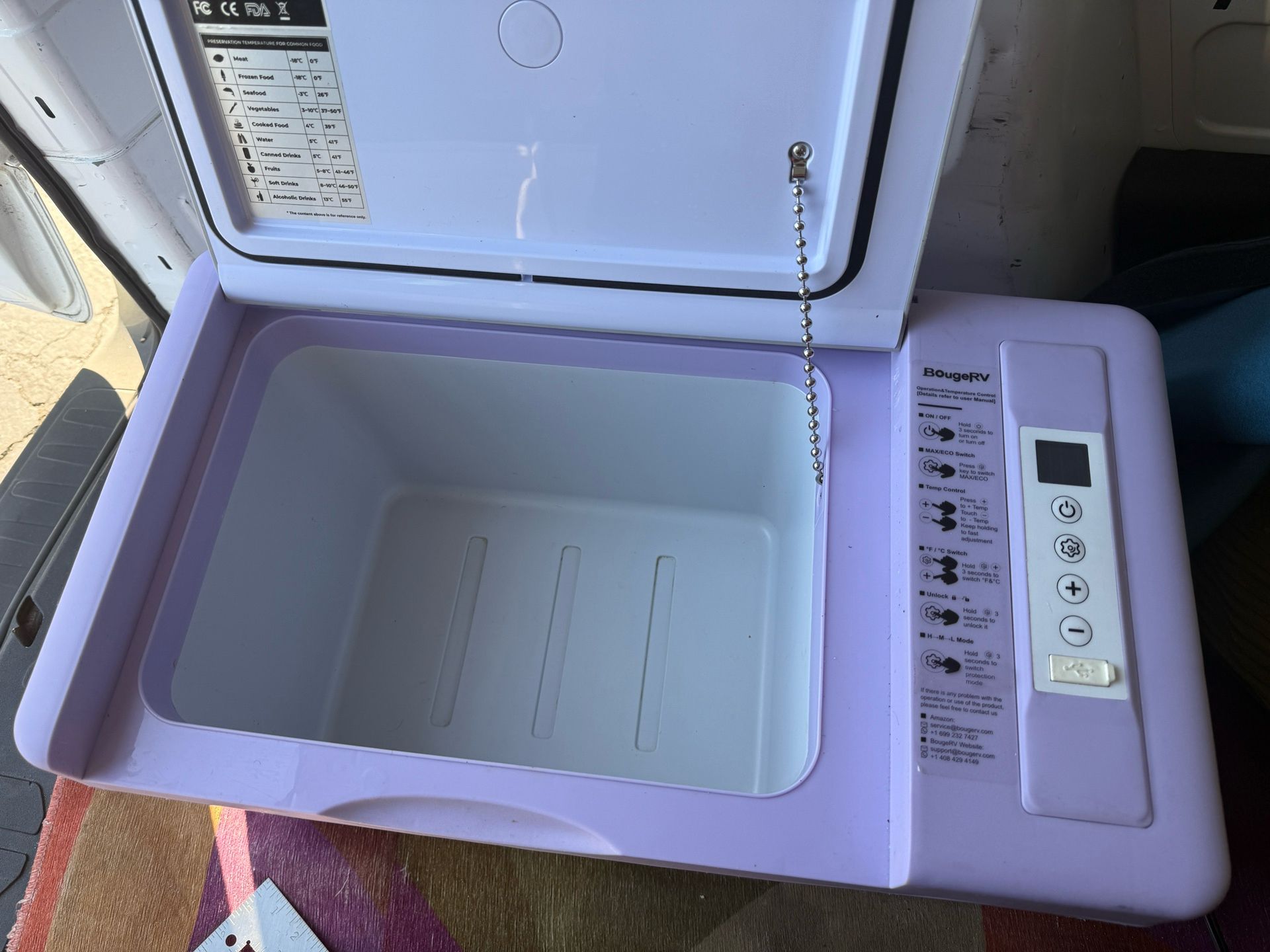 Lightly Used Portable Bouge RV/Car/Truck Mini Fridge