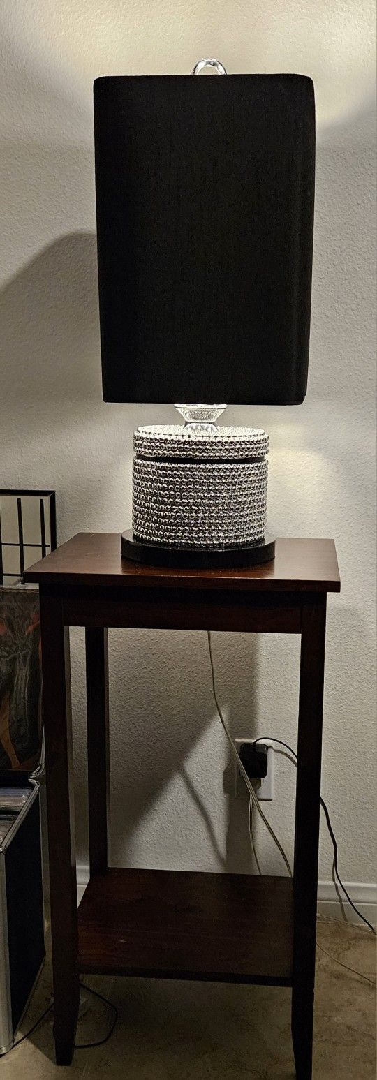 Retro Bling Lamp And Stand