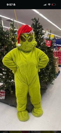 The Grinch Plushimal mascot costume