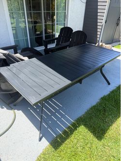 Purple leaf 8 seater patio set