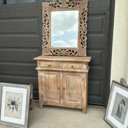 Console Table Vintage Mirror 