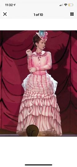 WOMENS MARY POPPINS RETURNS 2 PC COMPLETE OUTFIT SIZE 8