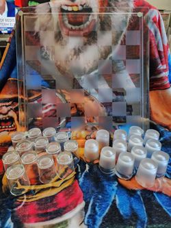 Shot Glass Checkers Game
