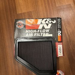 K&N car Air Filter, recharger kit and backup filter MODEL#33-2355